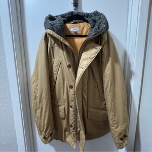 Wallace & Barnes khaki Cordura® parka with eco-friendly PrimaLoft®